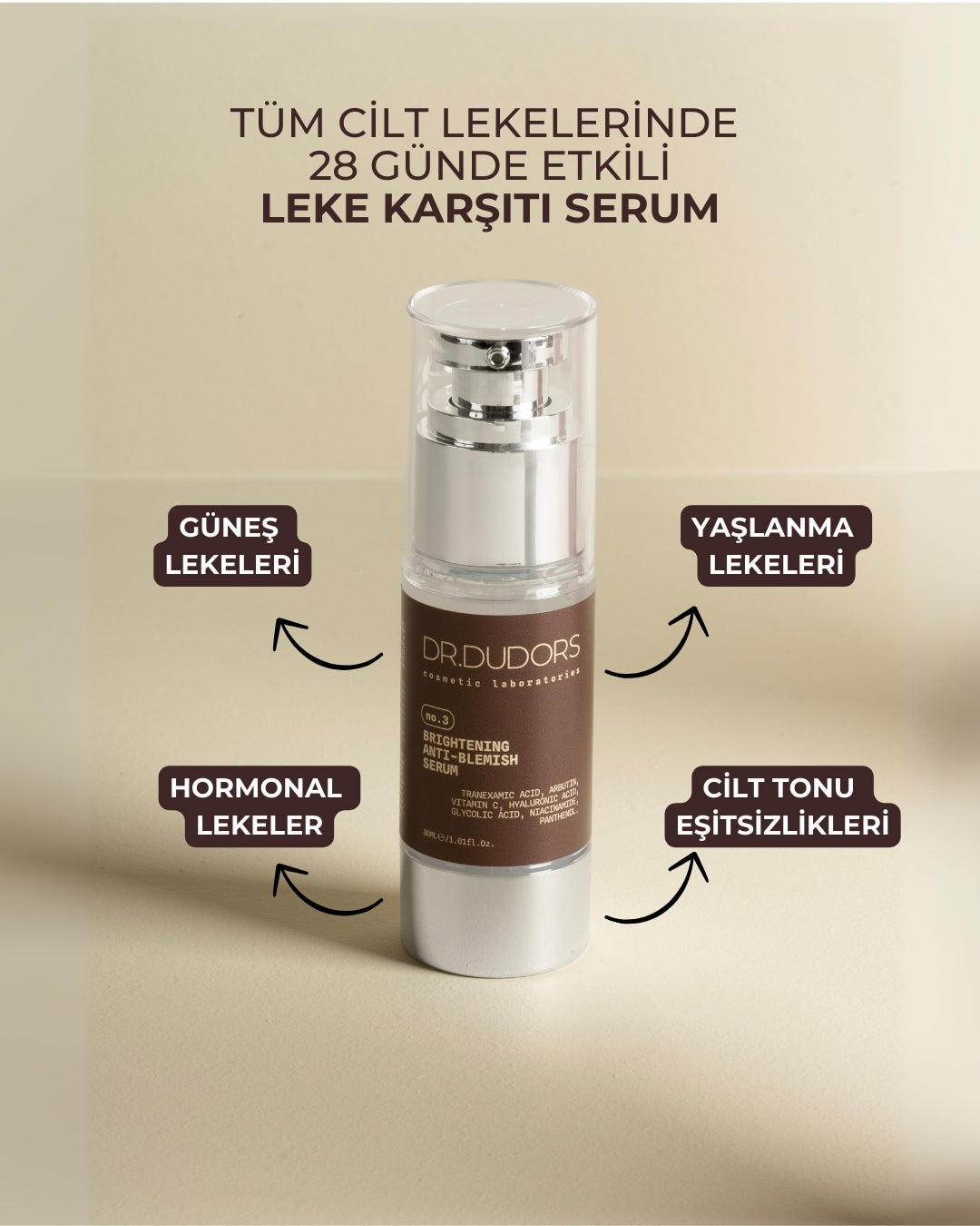 Leke Karşıtı Cilt Tonu Eşitleyici Serum